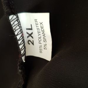 Women's 2xl Black Swim Cover Up